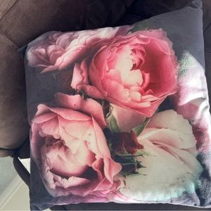Cushion velvet floral new accent cushion